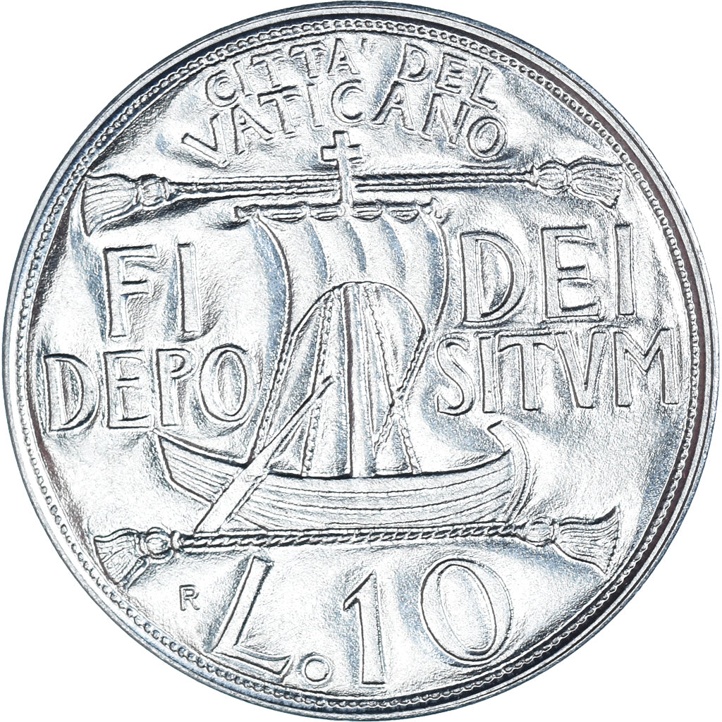 Monnaie, Cité du Vatican, John Paul II, 10 Lire, 1993, FDC, FDC, Aluminium