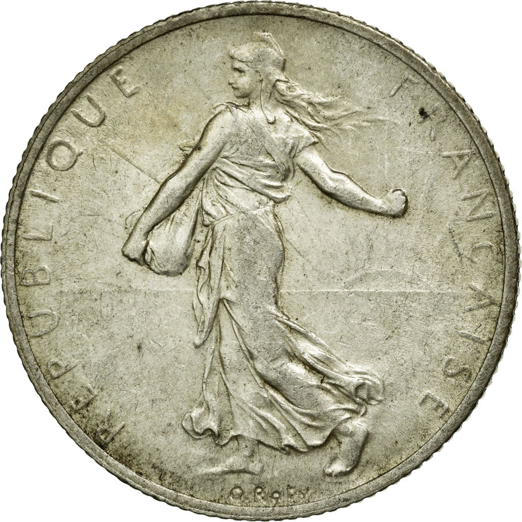 Moneta, Francia, Semeuse, 2 Francs, 1914, Castelsarrasin, SPL-, Argento