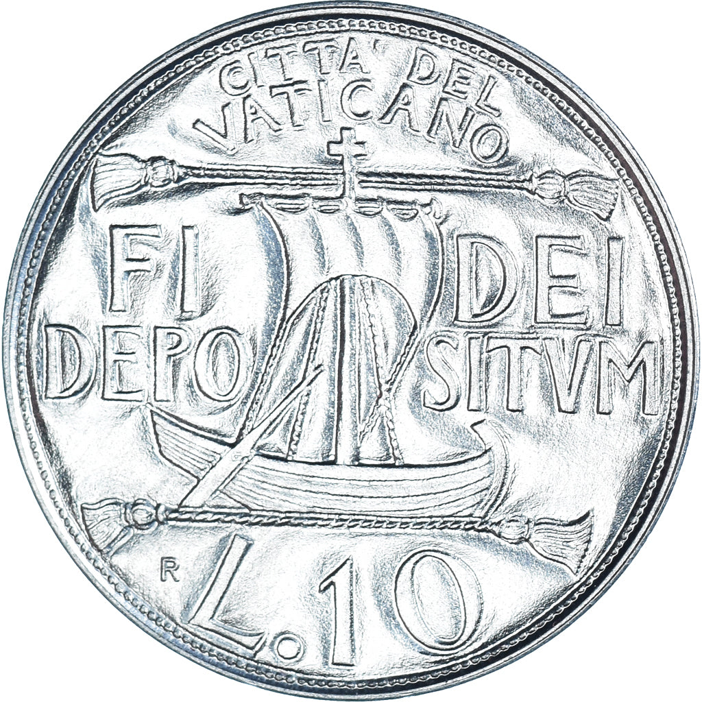 Coin, VATICAN CITY, John Paul II, 10 Lire, 1993, FDC, MS(65-70), Aluminum