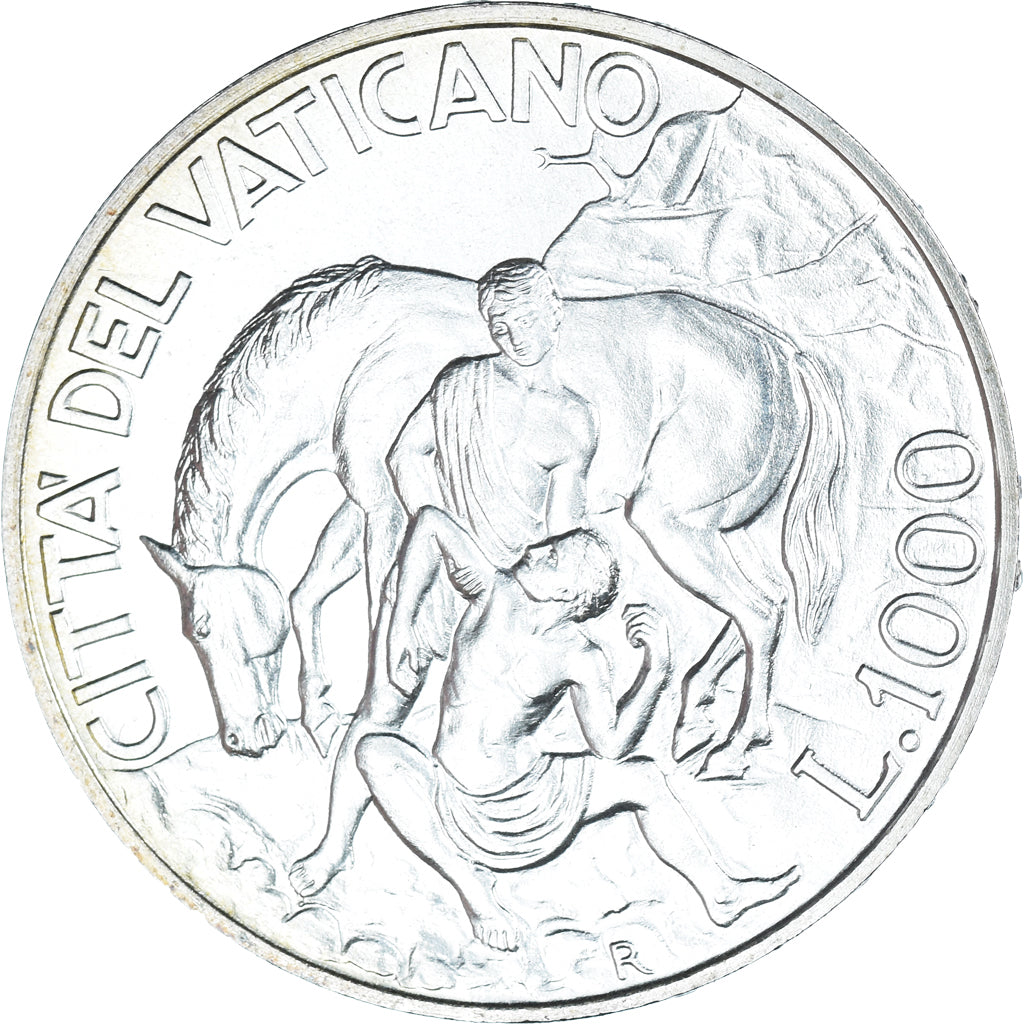 Coin, VATICAN CITY, John Paul II, 1000 Lire, 1994, FDC, MS(65-70), Silver