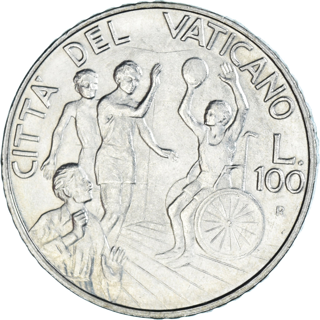 Coin, VATICAN CITY, John Paul II, 100 Lire, 1994, Roma, FDC, MS(65-70)