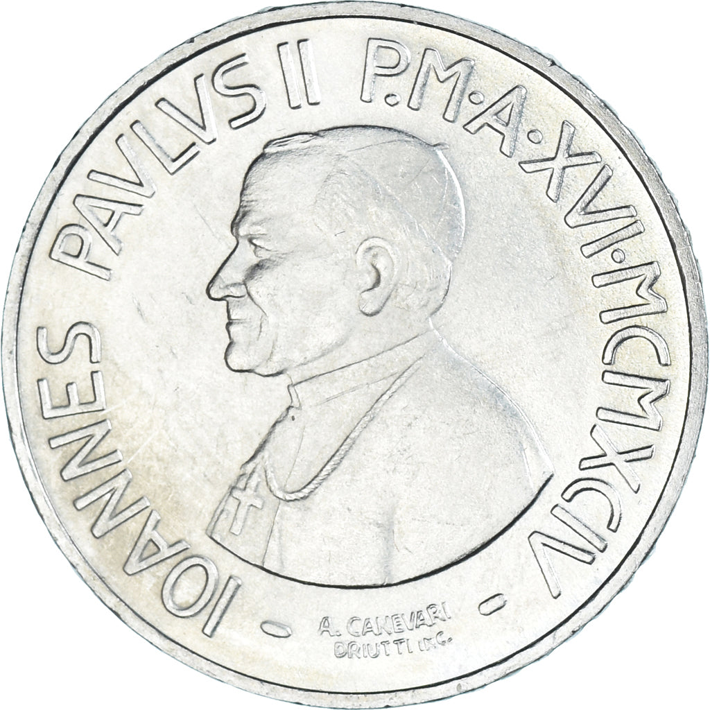 Coin, VATICAN CITY, John Paul II, 100 Lire, 1994, Roma, FDC, MS(65-70)