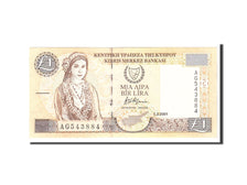 Cyprus, 1 Pound, 2001, KM:60c, 2001-02-01, AU(50-53)