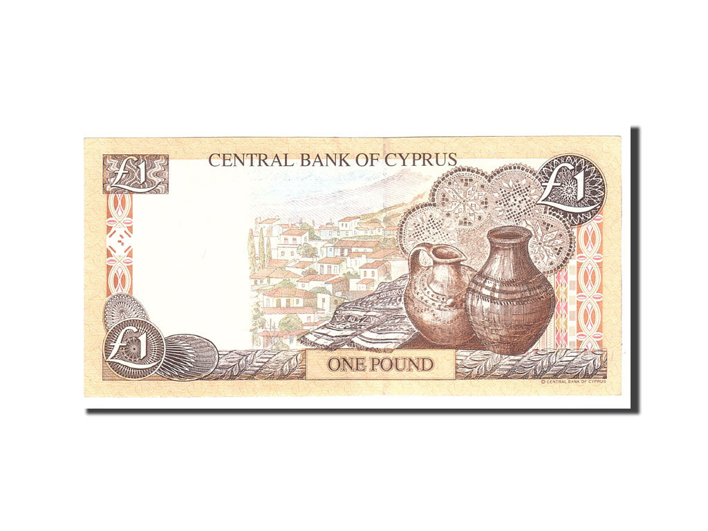 Cyprus, 1 Pound, 2001, KM:60c, 2001-02-01, AU(50-53)