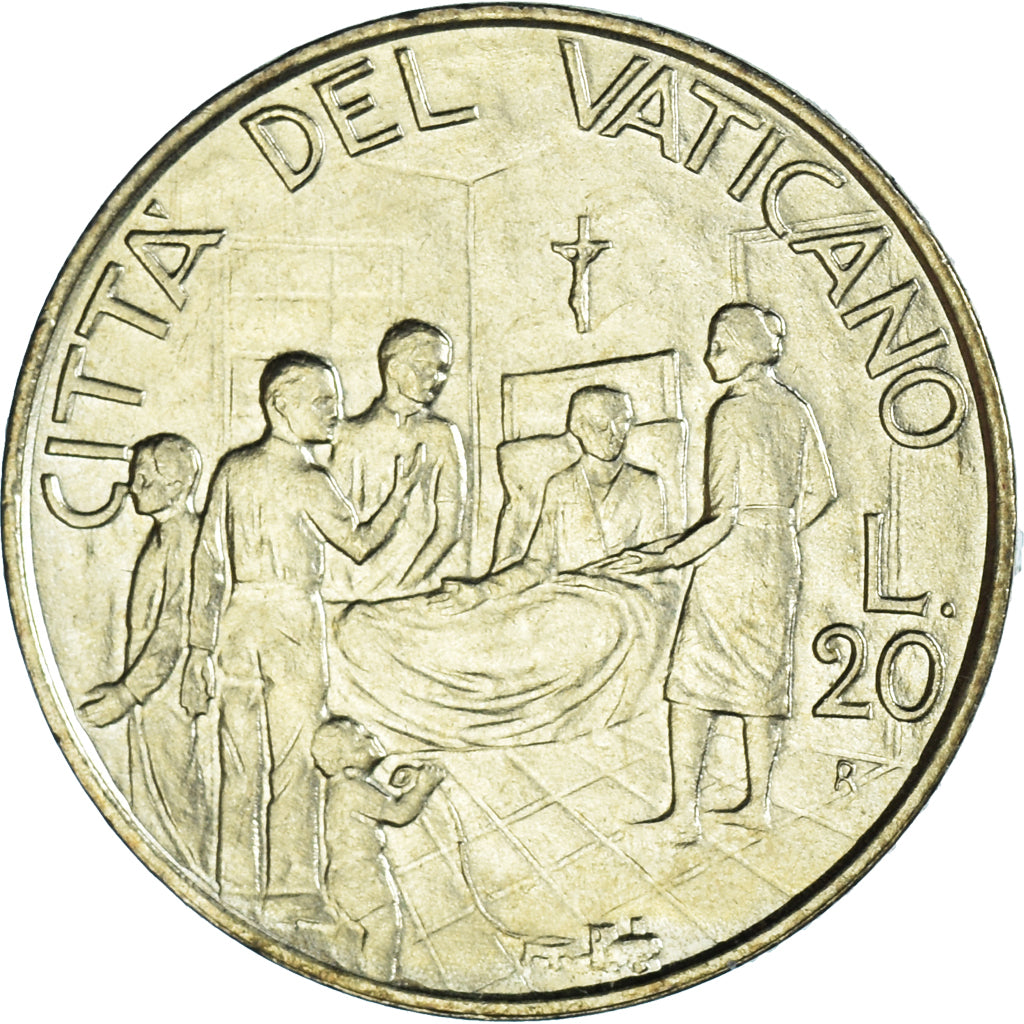 Coin, VATICAN CITY, John Paul II, 20 Lire, 1994, FDC, MS(65-70)