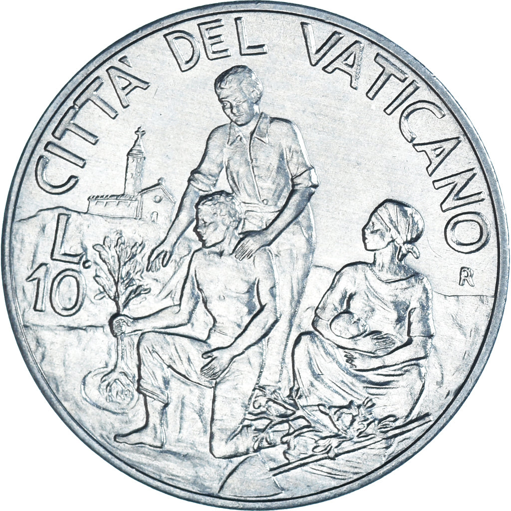 Moneta, CITTÀ DEL VATICANO, John Paul II, 10 Lire, 1994, FDC, Alluminio, KM:252