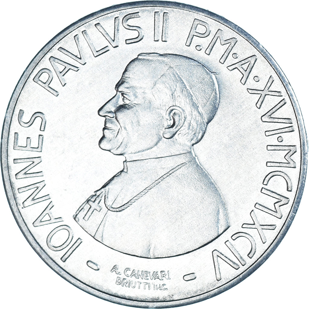 Moneta, CITTÀ DEL VATICANO, John Paul II, 10 Lire, 1994, FDC, Alluminio, KM:252