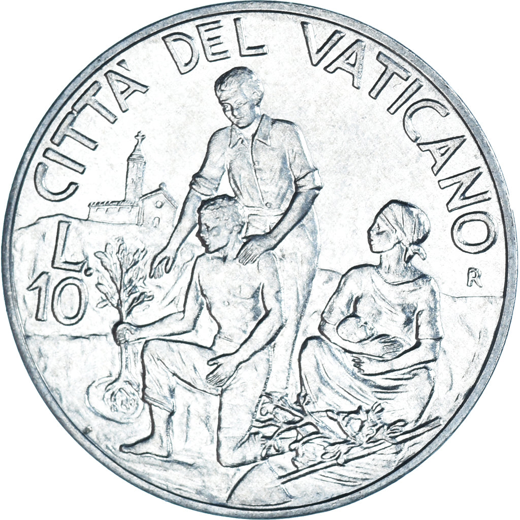 Moneta, CITTÀ DEL VATICANO, John Paul II, 10 Lire, 1994, FDC, Alluminio, KM:252