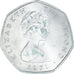 Coin, Isle of Man, Elizabeth II, 50 New Pence, 1971, MS(63), Copper-nickel