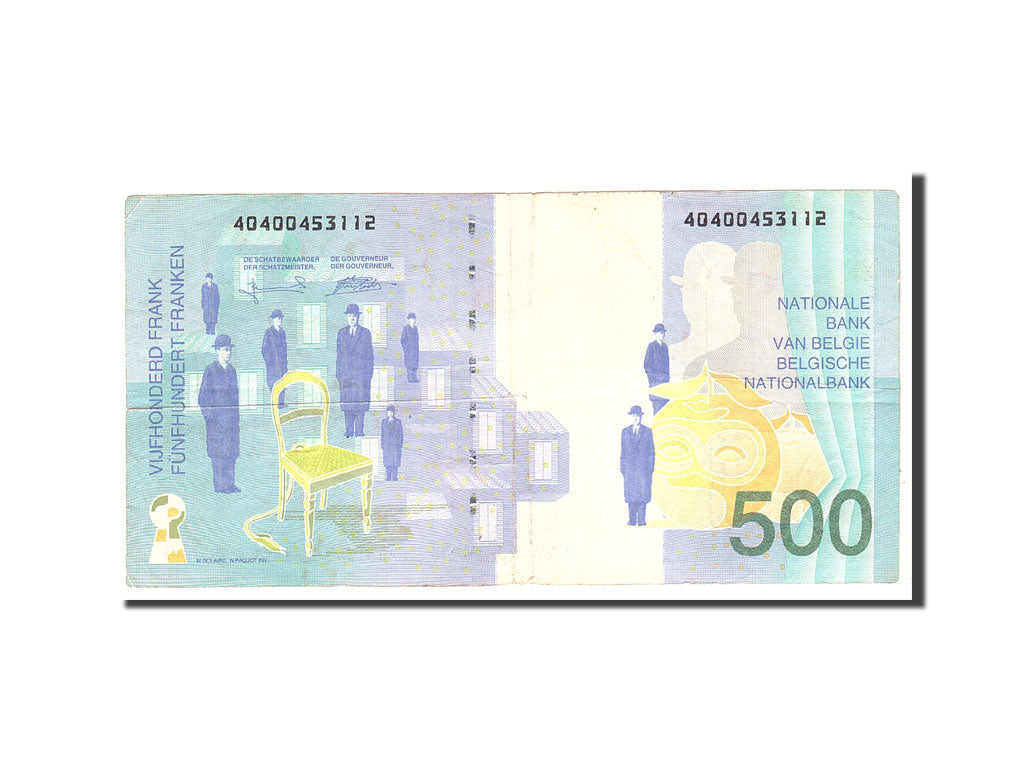 Banknote, Belgium, 500 Francs, 1998, Undated (1998), KM:149, EF(40-45)
