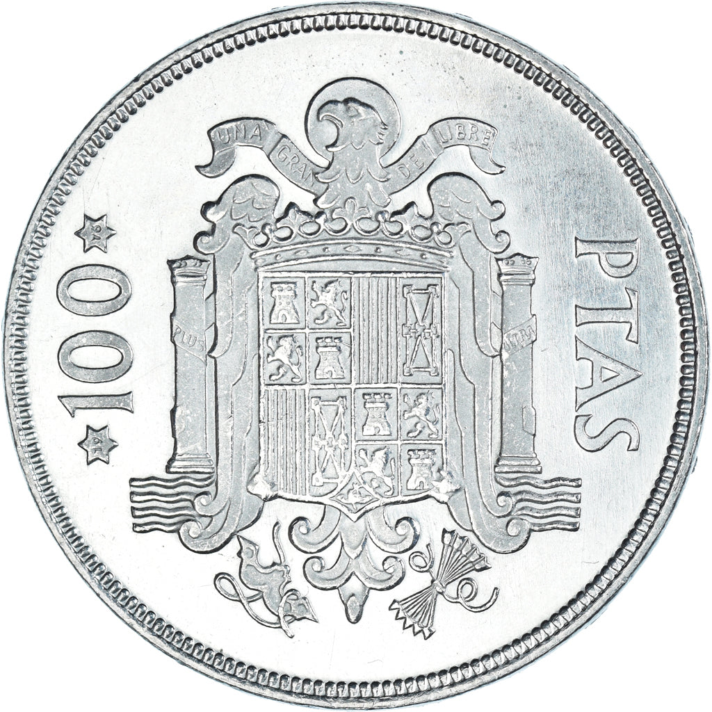 Moneda, España, Juan Carlos I, 100 Pesetas, 1975 (76), BE, FDC, Cobre -