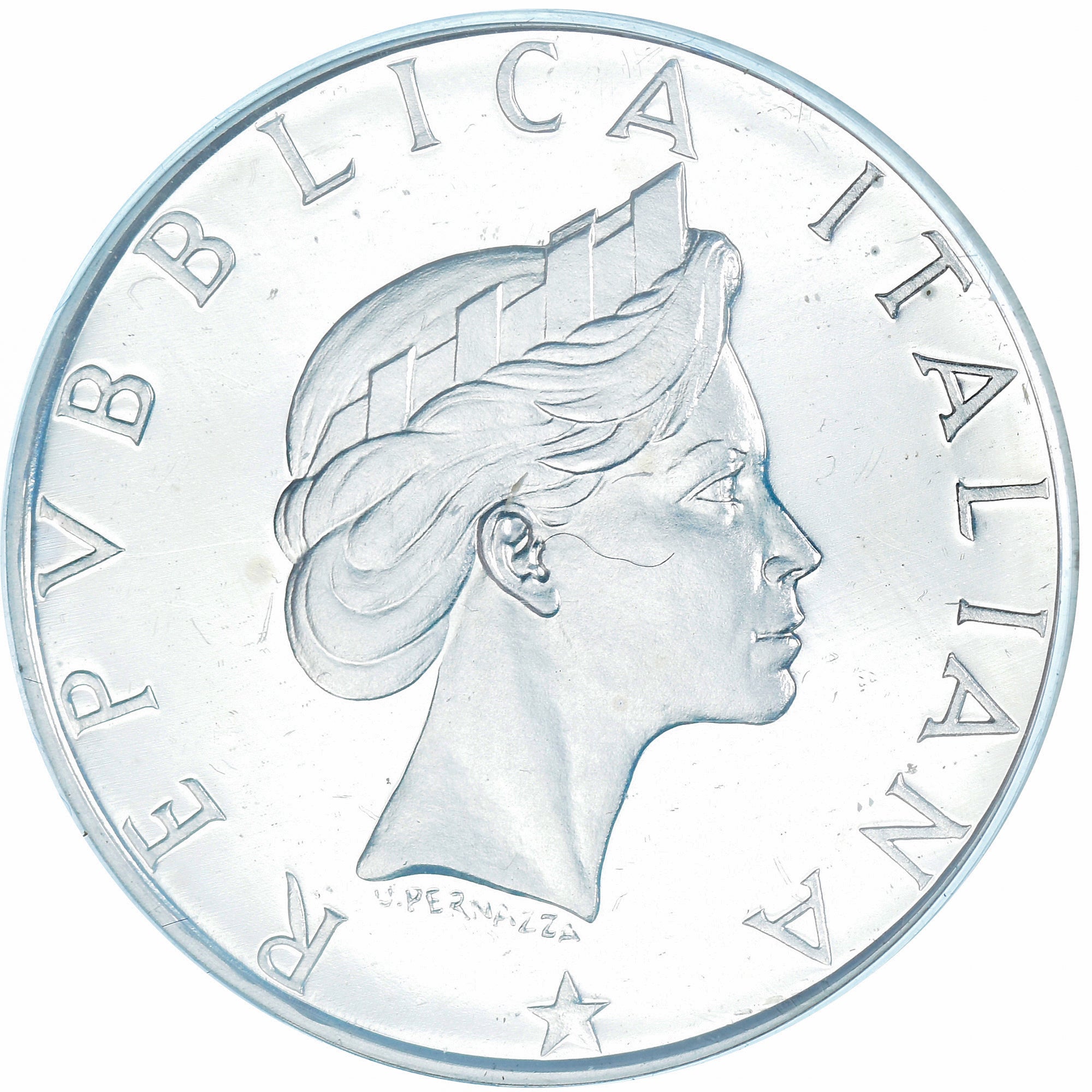 Coin, Italy, 500 Lire, 1986, Année de la paix.BE, MS(65-70), Silver, KM:120
