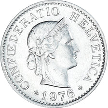 Coin, Switzerland, 5 Rappen, 1976, Bern, AU(50-53), Copper-nickel, KM:26