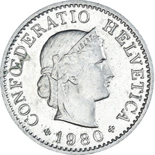 Monnaie, Suisse, 5 Rappen, 1980, Bern, TTB+, Cupro-nickel, KM:26