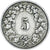 Munten, Zwitserland, 5 Rappen, 1922, Bern, FR, Cupro-nikkel, KM:26