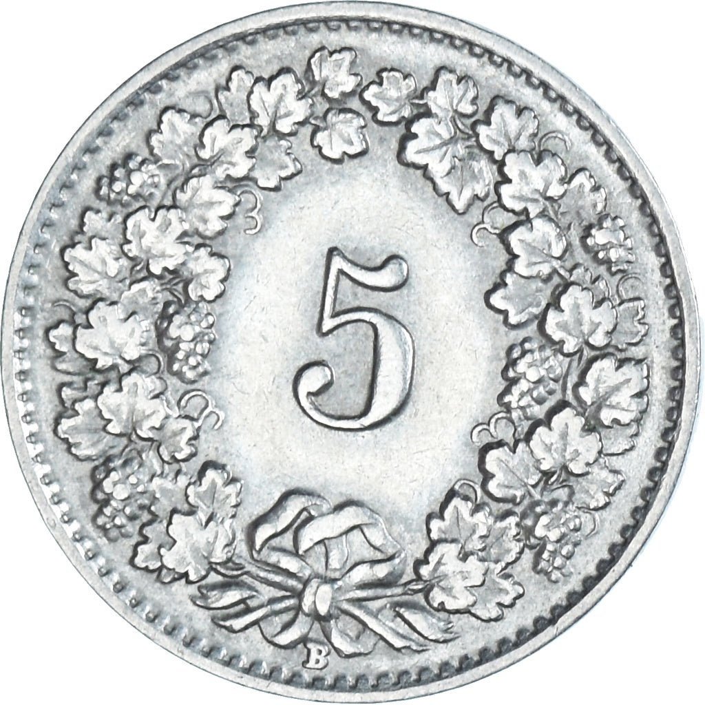 Coin, Switzerland, 5 Rappen, 1940, Bern, VF(30-35), Copper-nickel, KM:26