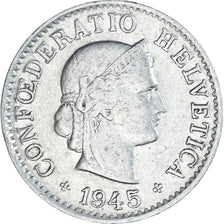 Monnaie, Suisse, 5 Rappen, 1945, Bern, TB+, Cupro-nickel, KM:26