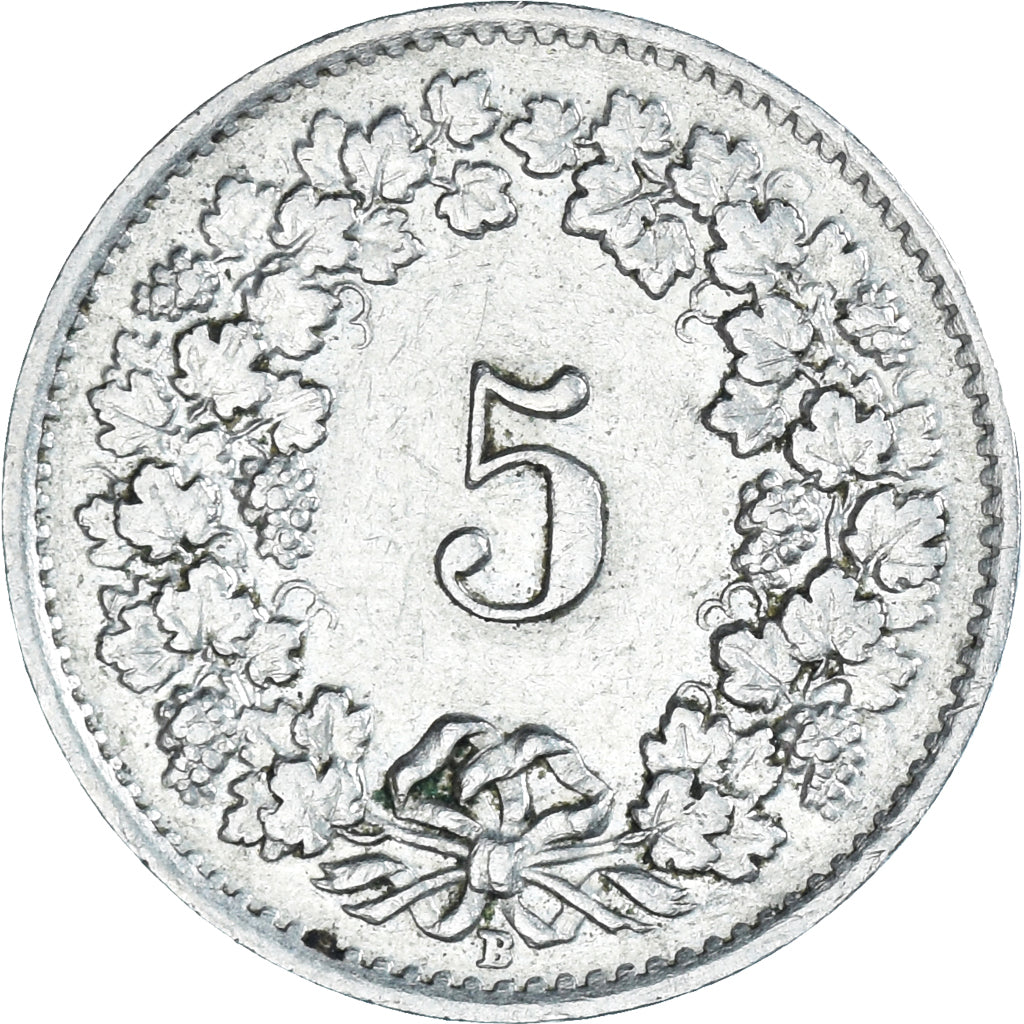 Monnaie, Suisse, 5 Rappen, 1945, Bern, TB+, Cupro-nickel, KM:26