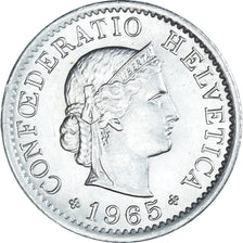 Coin, Switzerland, 5 Rappen, 1965, Bern, EF(40-45), Copper-nickel, KM:26