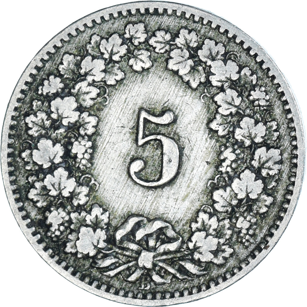 Coin, Switzerland, 5 Rappen, 1888, Bern, VF(20-25), Copper-nickel, KM:26