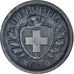 Coin, Switzerland, 2 Rappen, 1879, Bern, EF(40-45), Bronze, KM:4.1