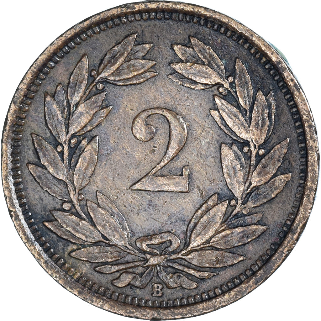 Coin, Switzerland, 2 Rappen, 1931, Bern, EF(40-45), Bronze, KM:4.2