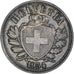 Coin, Switzerland, 2 Rappen, 1934, Bern, AU(50-53), Bronze, KM:4.2a