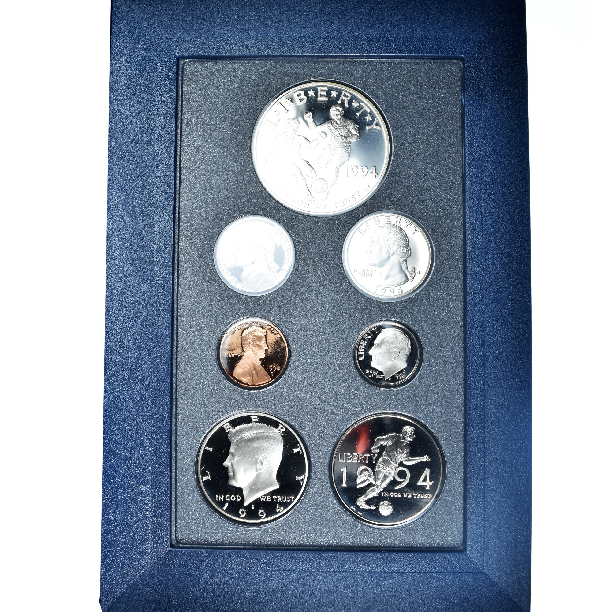 Monnaie, États-Unis, Coffret, 1994, San Francisco, US Prestige Proof Set 7 Coin