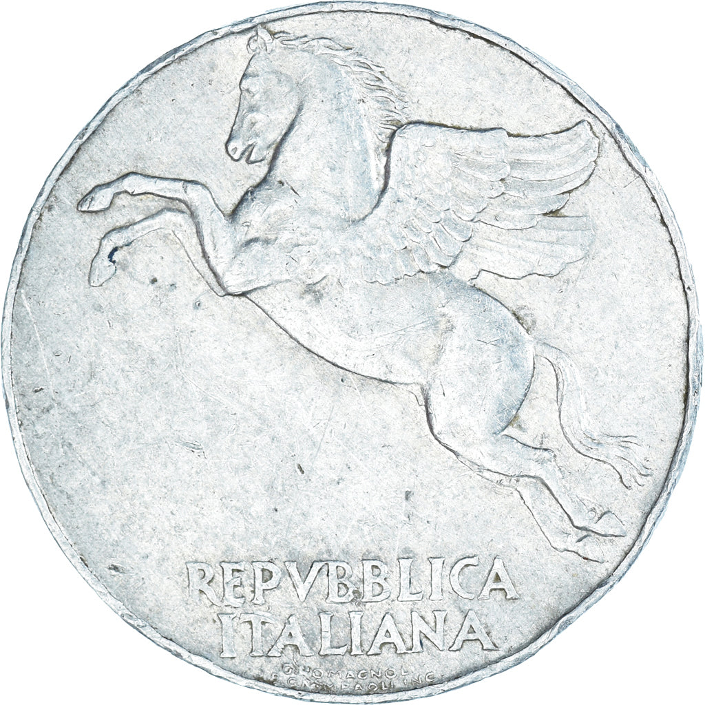Coin, Italy, 10 Lire, 1948, Rome, VF(30-35), Aluminum, KM:90