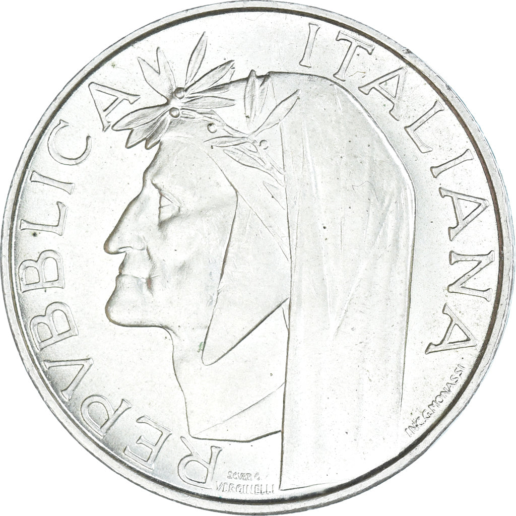 Coin, Italy, 500 Lire, 1965, Rome, MS(60-62), Silver, KM:100