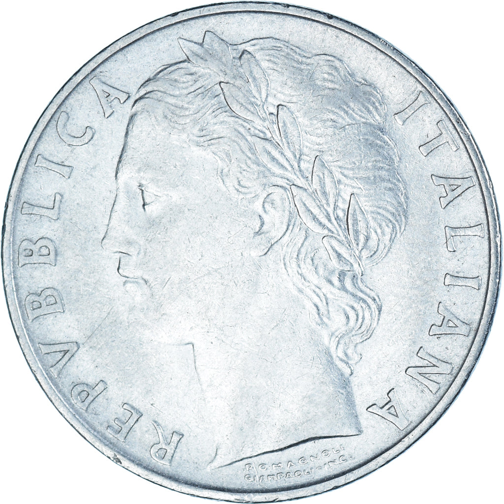 Coin, Italy, 100 Lire, 1955, Rome, EF(40-45), Stainless Steel, KM:96.1