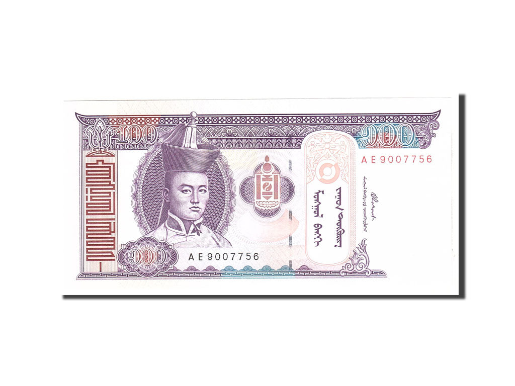 Banknot, Mongolia, 100 Tugrik, 2000, Undated, KM:65a, UNC(65-70)