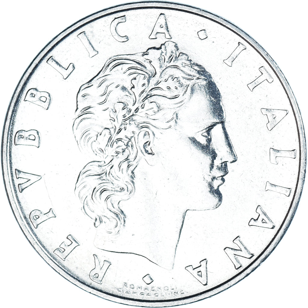 Münze, Italien, 50 Lire, 1971, Rome, UNZ, Stainless Steel, KM:95.1