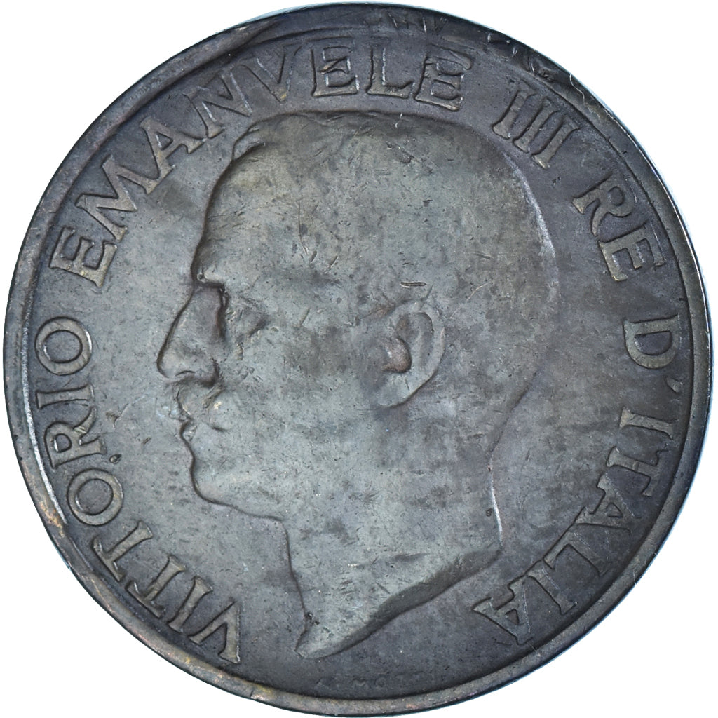 Coin, Italy, Vittorio Emanuele III, 10 Centesimi, 1932, Rome, VF(20-25), Bronze