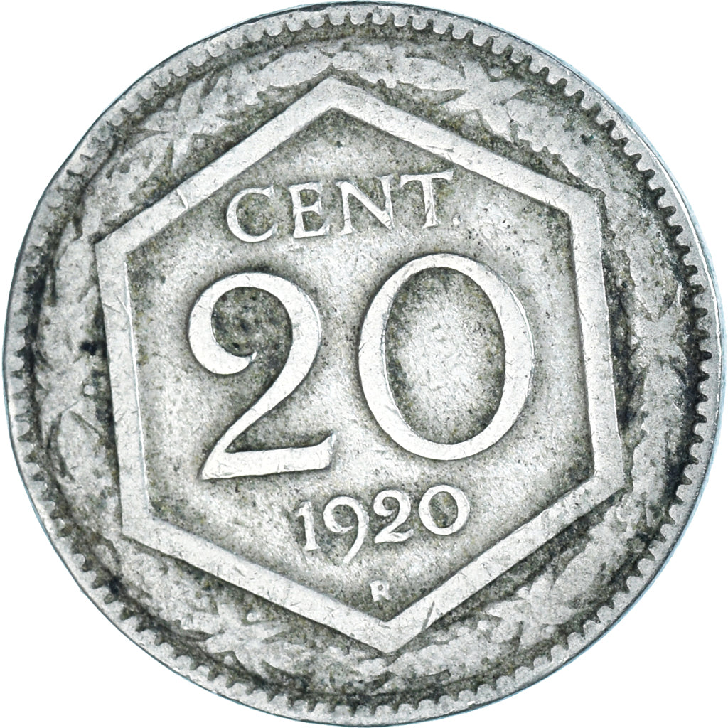 Coin, Italy, Vittorio Emanuele III, 20 Centesimi, 1920, Rome, VF(20-25)