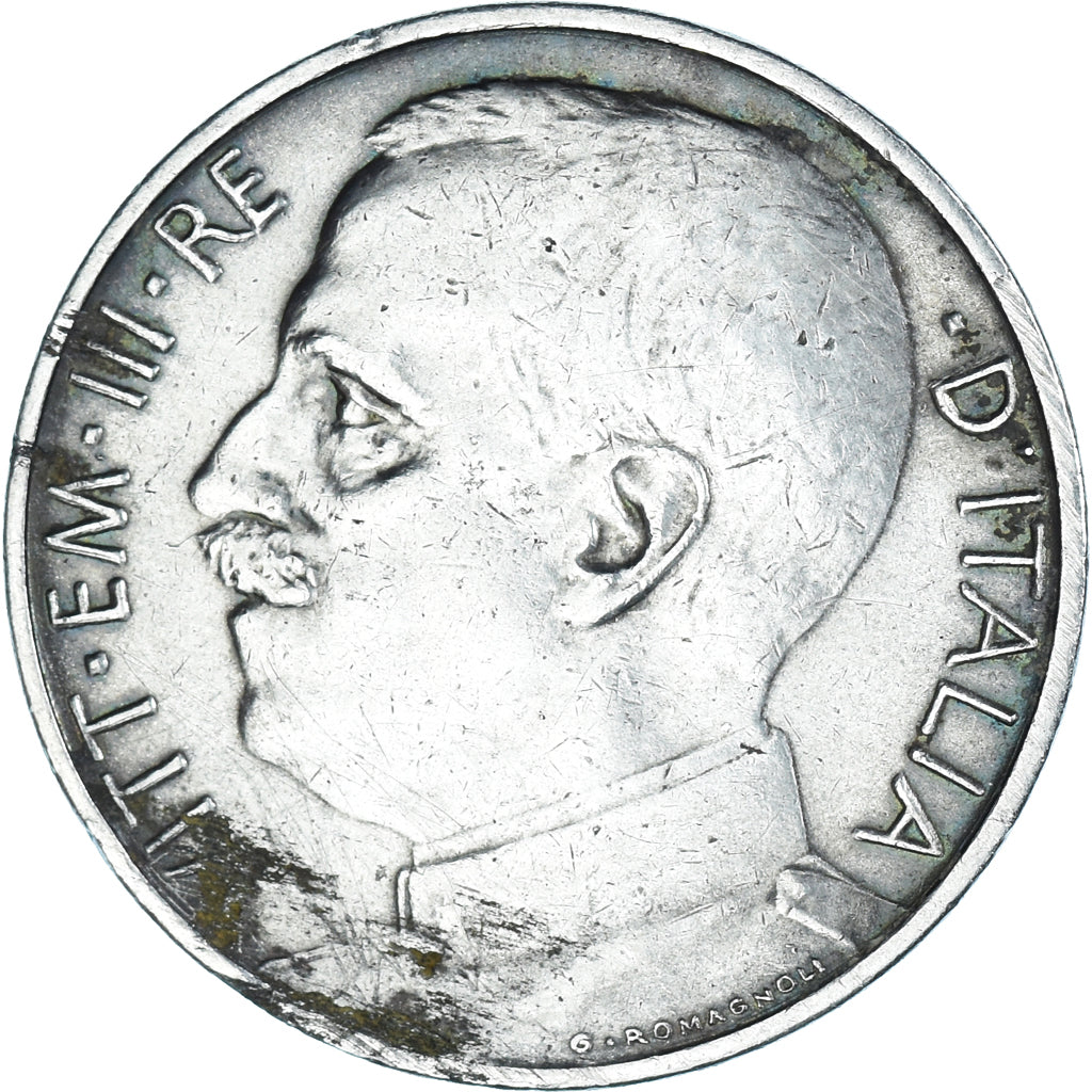 Monnaie, Italie, Vittorio Emanuele III, 50 Centesimi, 1920, Rome, TB+, Nickel