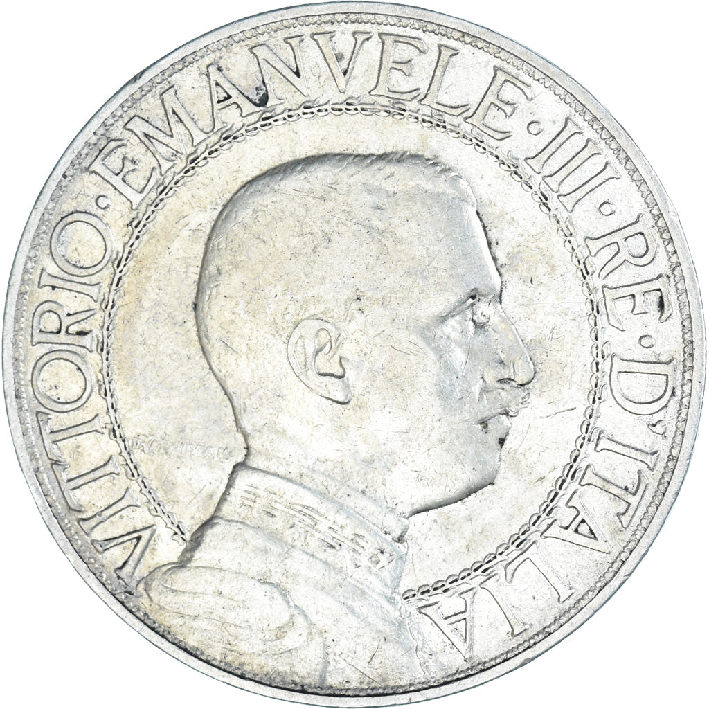 Monnaie, Italie, Vittorio Emanuele III, 2 Lire, 1908, Rome, TB+, Argent, KM:46