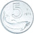 Moneta, Włochy, 5 Lire, 1978, Rome, AU(50-53), Aluminium, KM:92