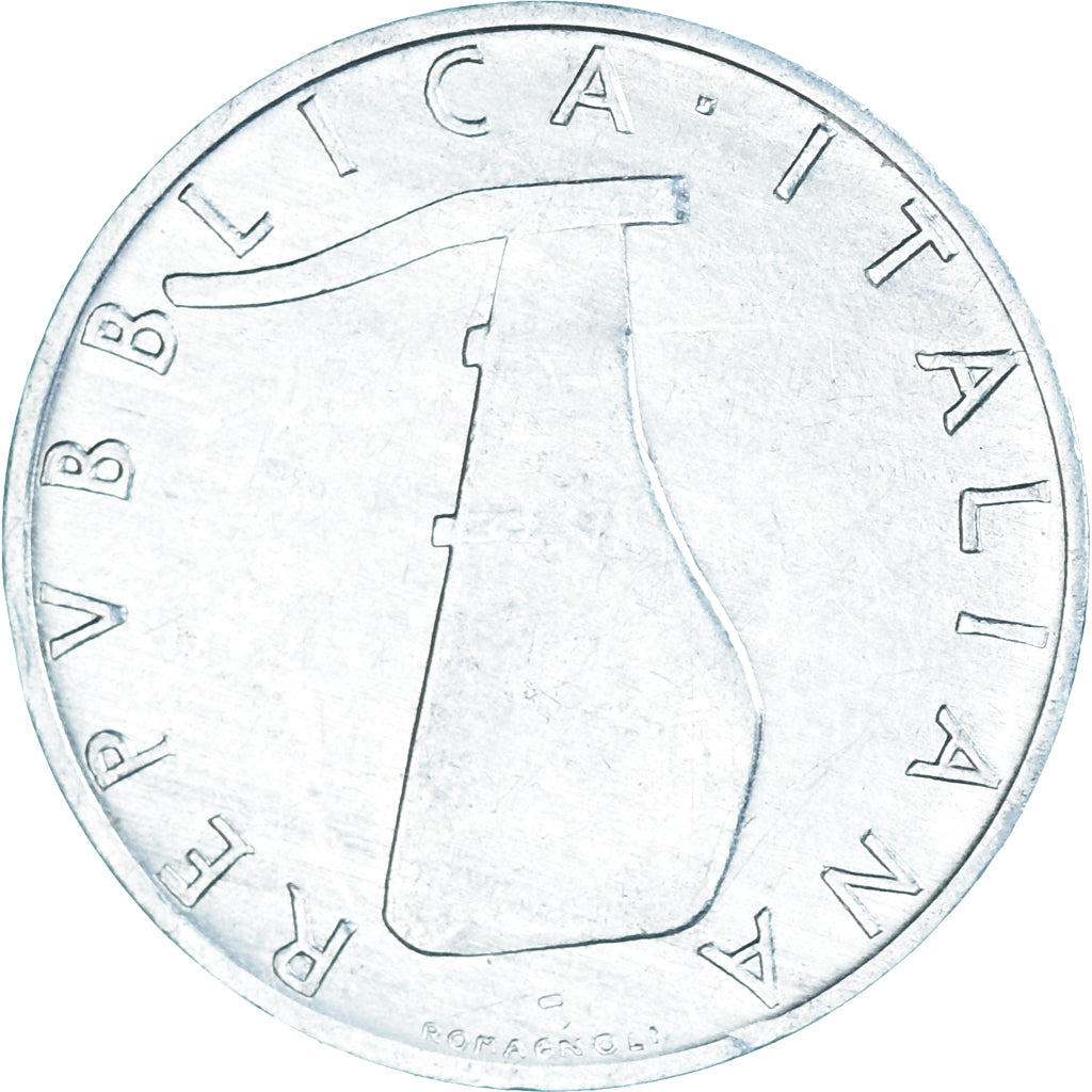 Moneta, Włochy, 5 Lire, 1979, Rome, EF(40-45), Aluminium, KM:92