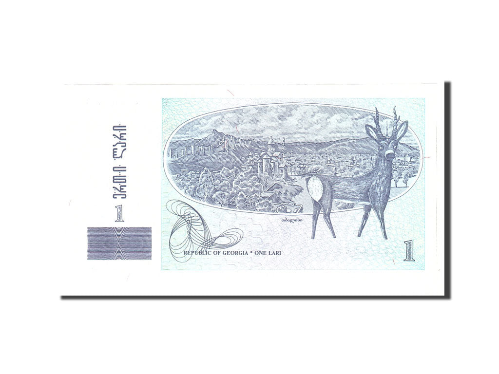 Banknote, Georgia, 1 Lari, 2002, Undated, KM:68a, UNC(65-70)
