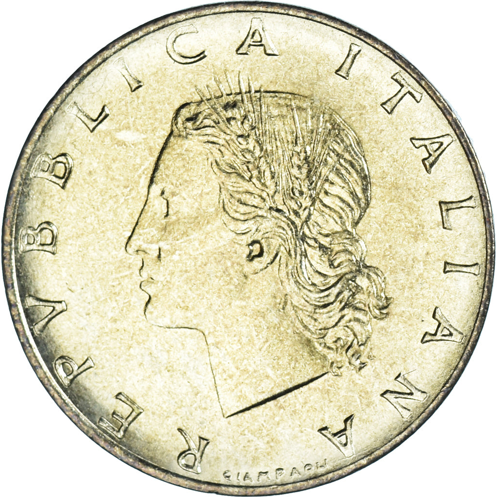 Moeda, Itália, 20 Lire, 1980, Rome, MS(63), Alumínio-Bronze, KM:97.2