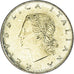 Moneda, Italia, 20 Lire, 1980, Rome, SC, Aluminio - bronce, KM:97.2