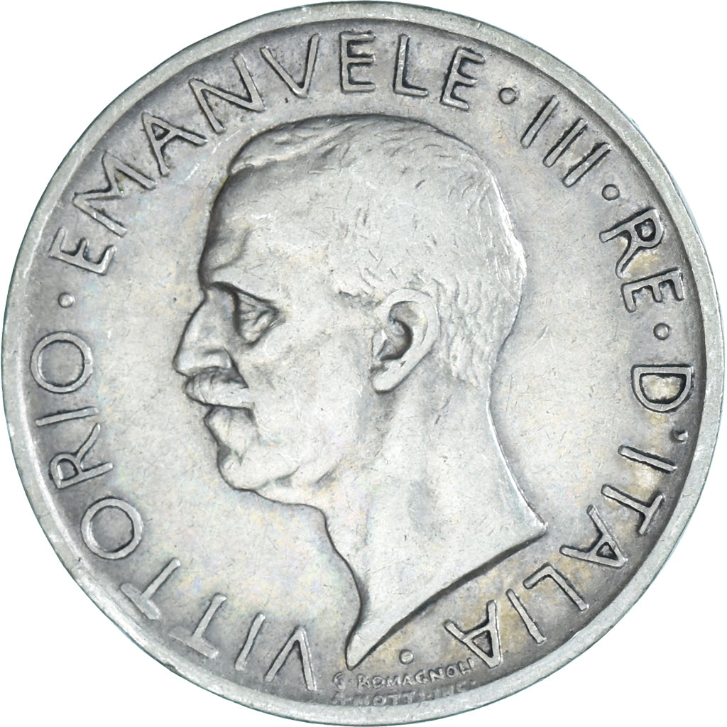 Munten, Italië, Vittorio Emanuele III, 5 Lire, 1926, Rome, ZF, Zilver, KM:67.1