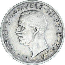 Munten, Italië, Vittorio Emanuele III, 5 Lire, 1926, Rome, ZF, Zilver, KM:67.1