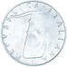 Coin, Italy, 5 Lire, 1975, Rome, MS(63), Aluminum, KM:92
