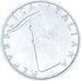 Moneta, Włochy, 5 Lire, 1973, Rome, MS(63), Aluminium, KM:92
