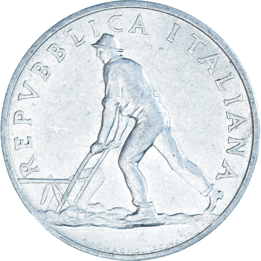 Coin, Italy, 2 Lire, 1948, Rome, EF(40-45), Aluminum, KM:88
