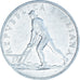 Coin, Italy, 2 Lire, 1948, Rome, EF(40-45), Aluminum, KM:88