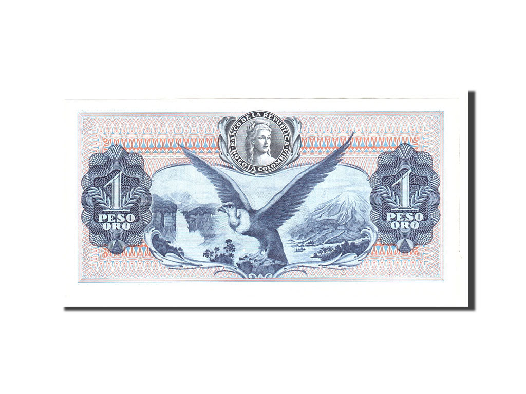 Colombia, 1 Peso Oro, 1973, KM:404e, 1973-08-07, UNC(65-70)