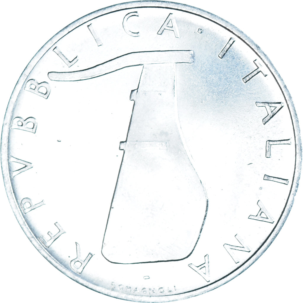 Coin, Italy, 5 Lire, 1969, Rome, MS(63), Aluminum, KM:92